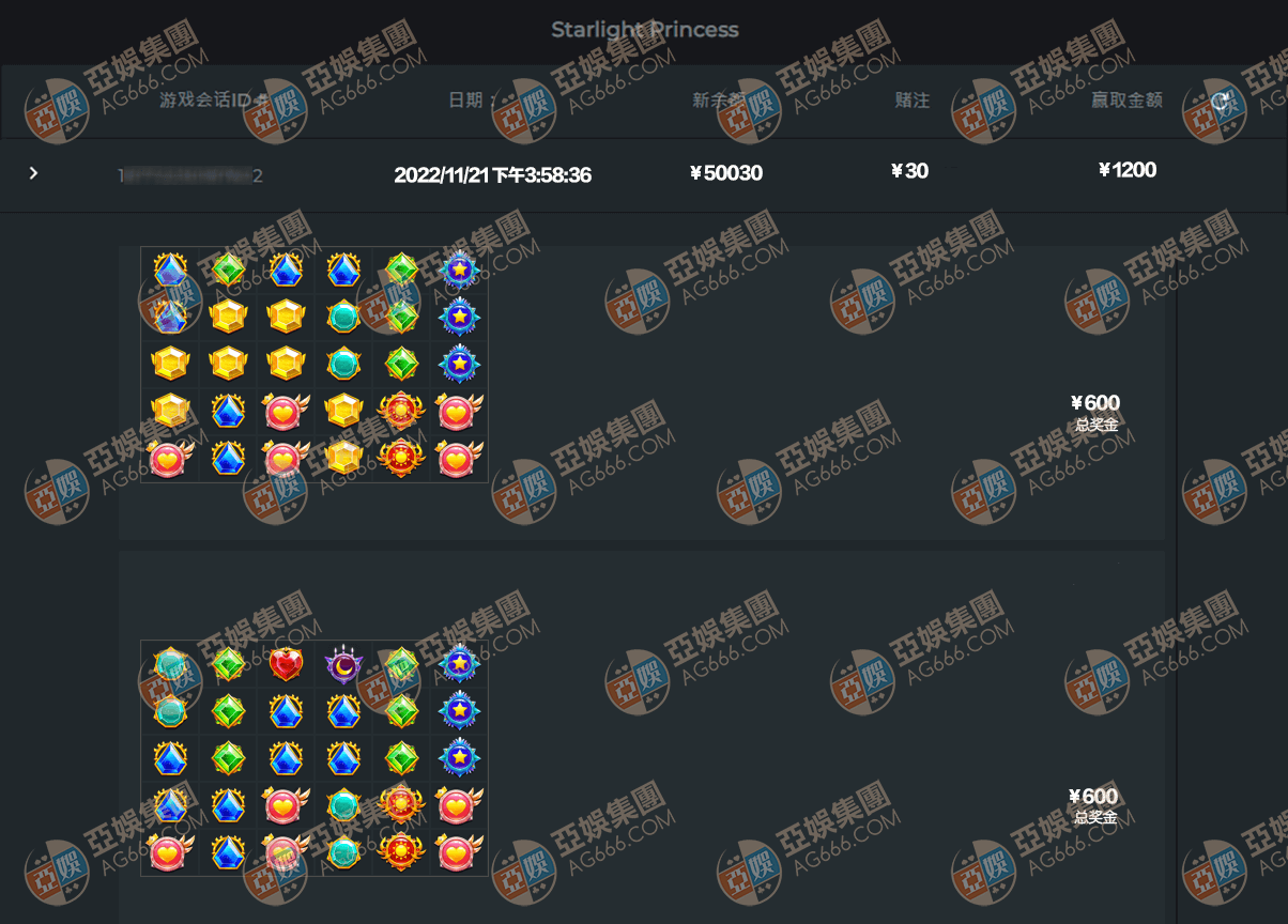 pp星光公主玩家注单10