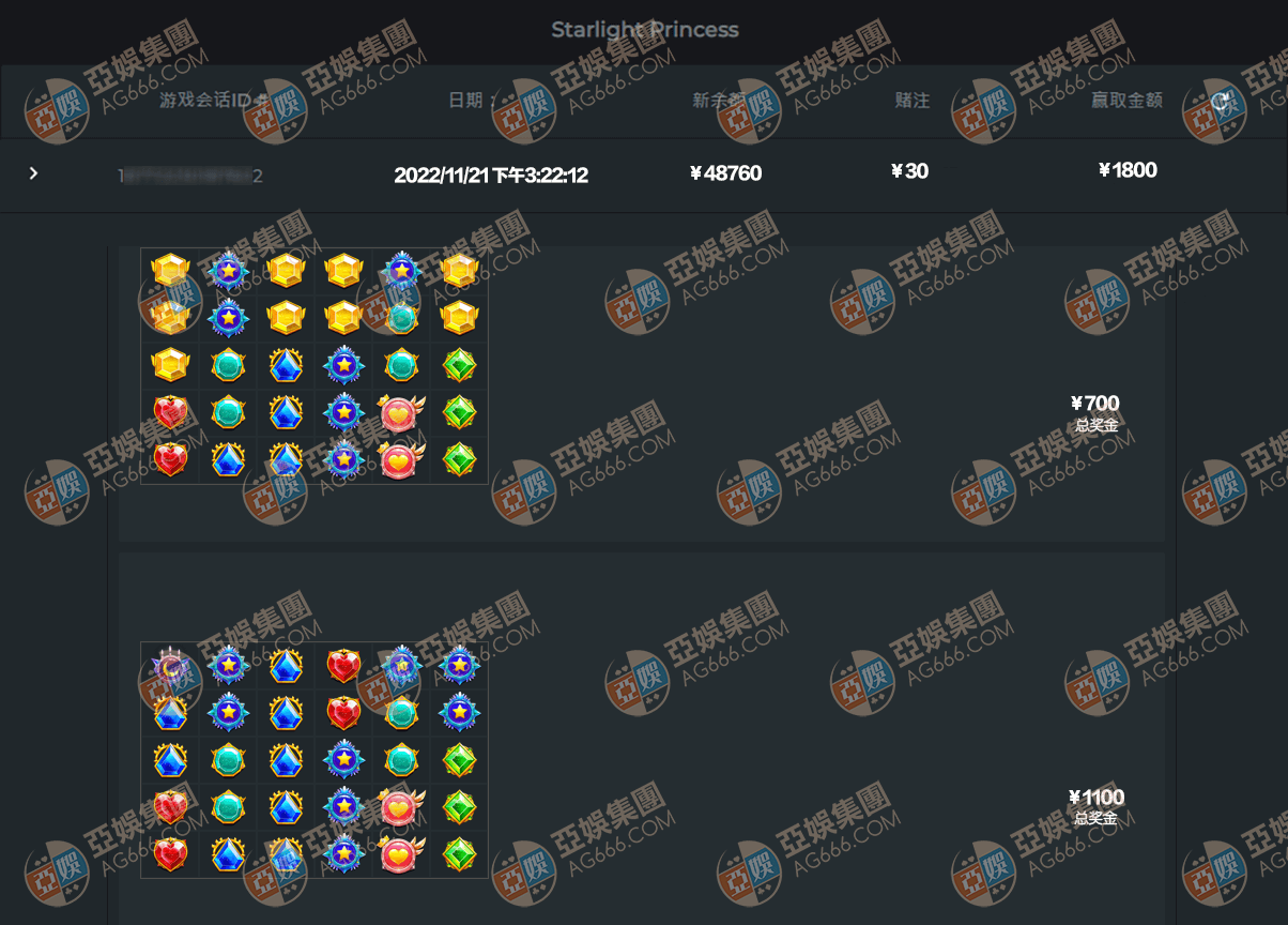 pp星光公主玩家注单3