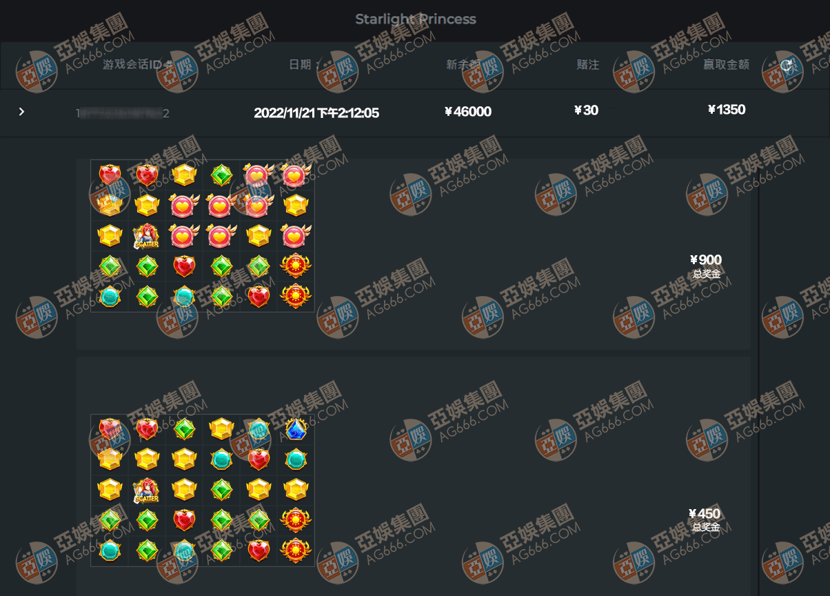 pp星光公主玩家注单7